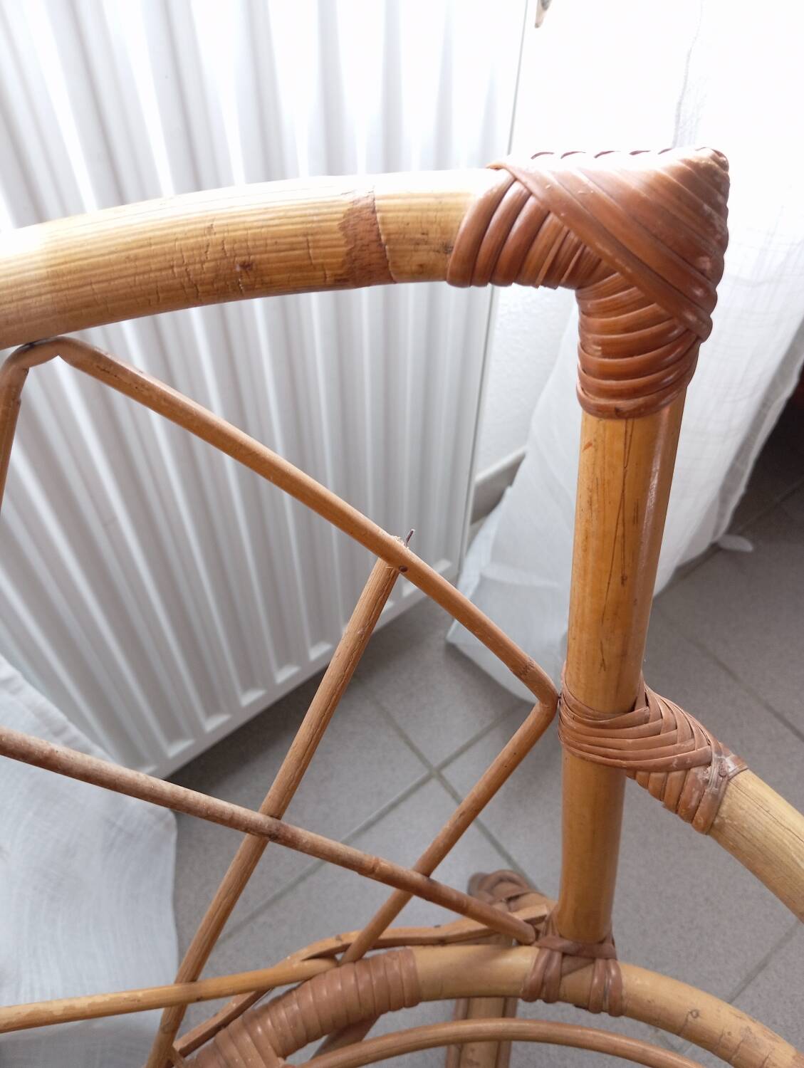 Vintage bamboo chair