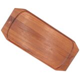 Large Danish Mandalay teak tray, 1970s