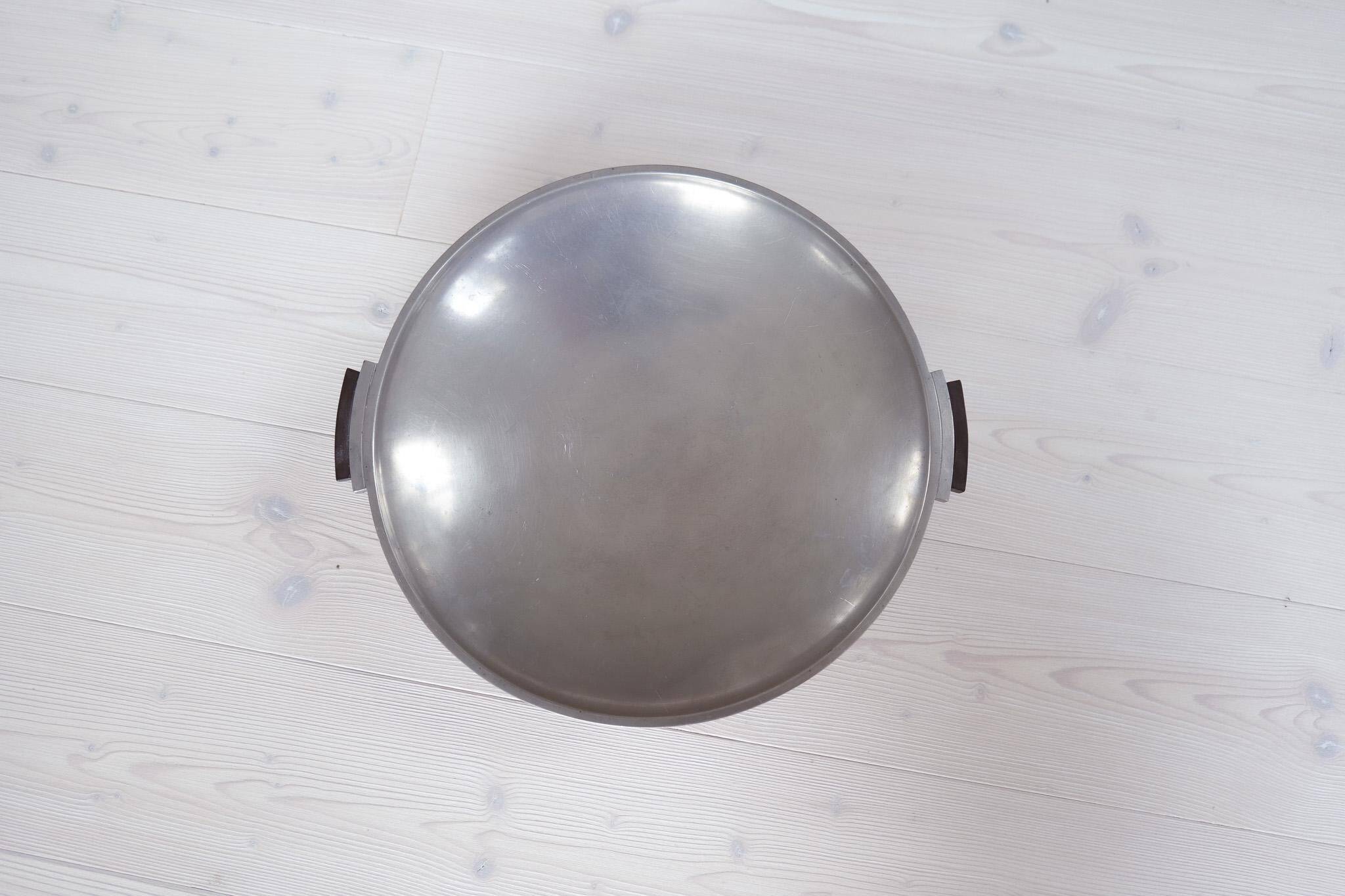 Art Deco Tin Plateau Globe Made in Sweden 1930s