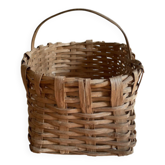 Panier ancien bois