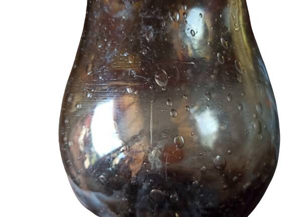 Mouth-blown "Bandor" glass jar
