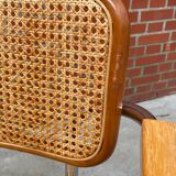 Chair Cesca model with armrests B64 in chrome