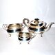 English Hard Soldered Silver Metal Tea Set - Goldsmith JB Chatterley 1900