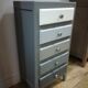 Grey chest of drawers