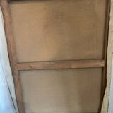 Tableau peinture huile toile portrait femme robe dentelle xixème 19ème merl