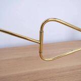 Articulated brass wall light, 1950