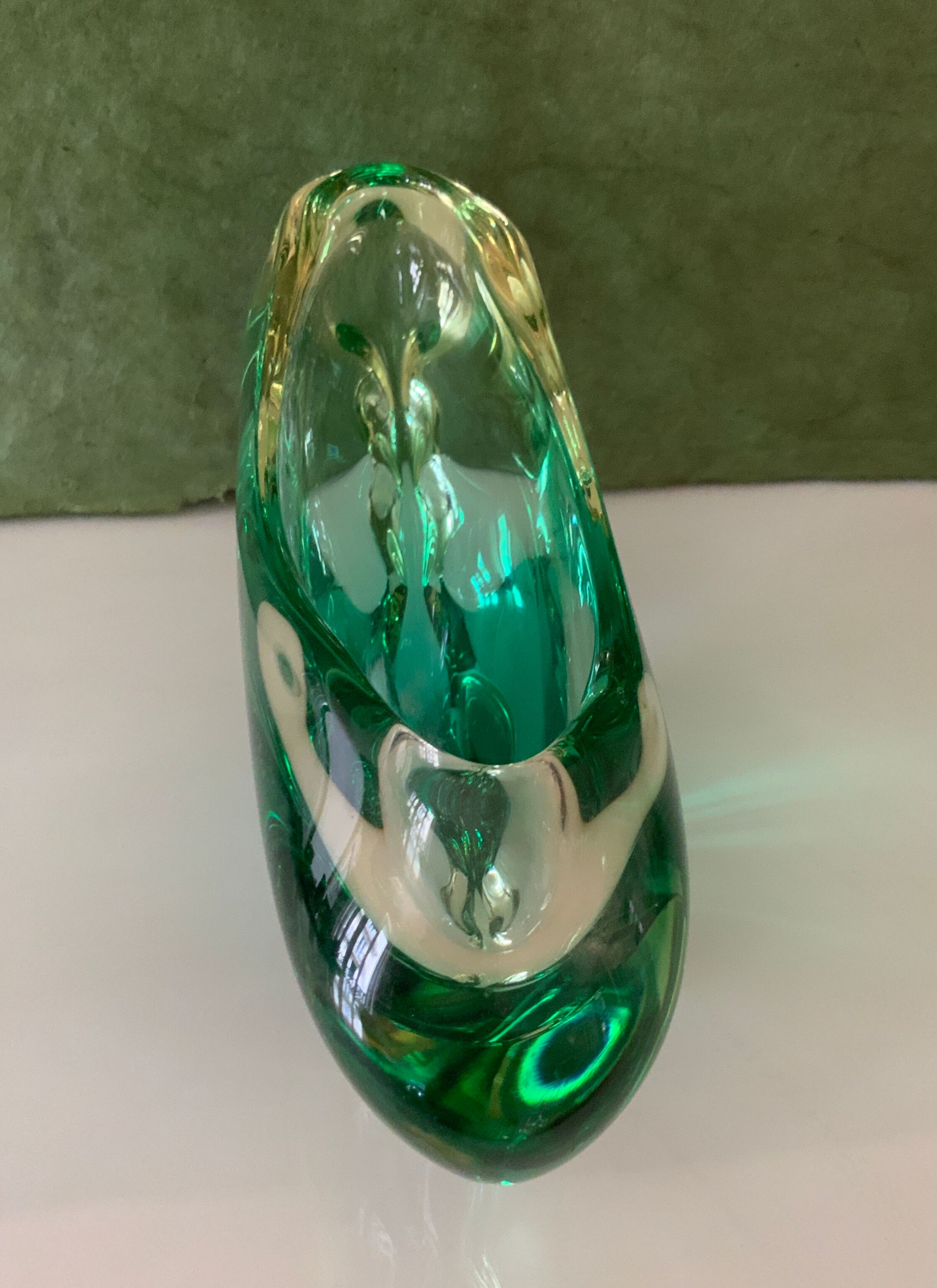 Murano glass cut