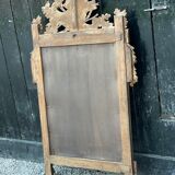 Miroir Louis XVl en bois sculpté doré, XVIIIème siècle