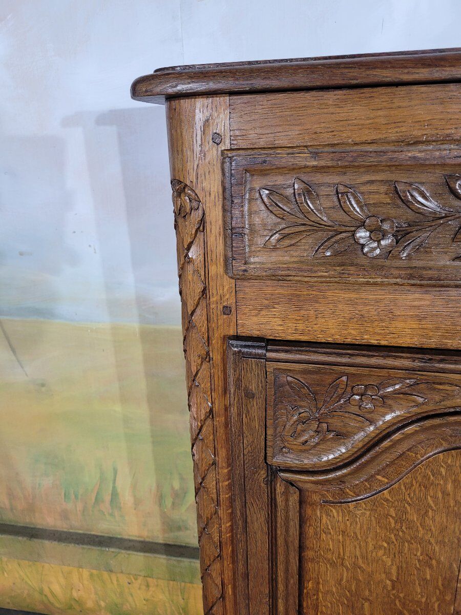 Large Norman jam cabinet in oak