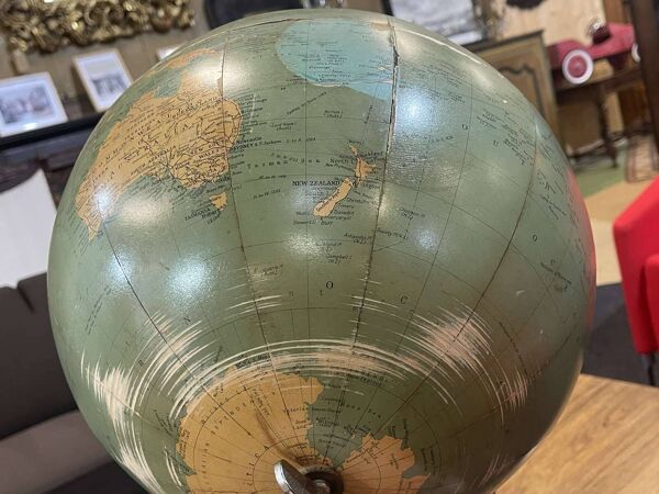 Globe terrestre anglais Philips Challenge globe de 1958