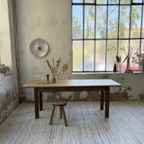 Walnut farmhouse table 2.10m from the 50s