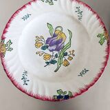 2 Longwy “Marseille” plates – Tulip decor.