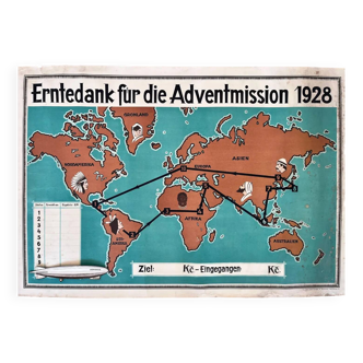 Original German airship travel poster - 1930s