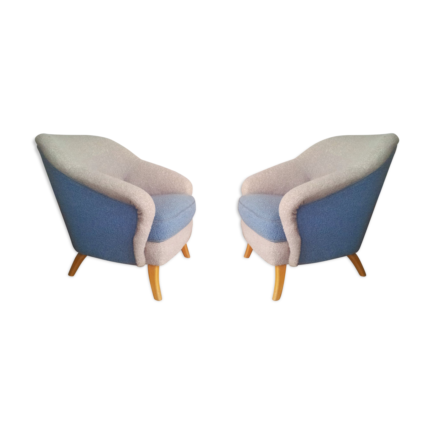 Pair of danish armchairs 50/60 years