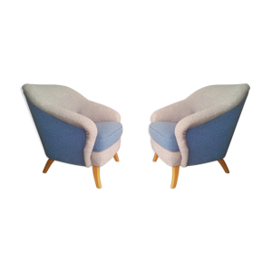 Paire de fauteuils danois