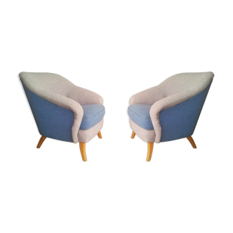 Pair of danish armchairs 50/60 years