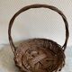 Panier osier rond