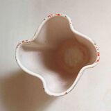 Glazed ceramic vase 1970s Height 20 cm