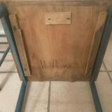 Pair of vintage boarding school chairs or bedside tables