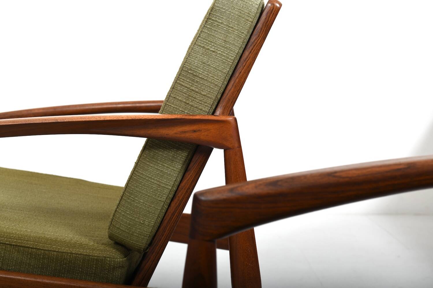 Pair of Kai Kristiansen 'Paper Knife' Easychairs 1960s