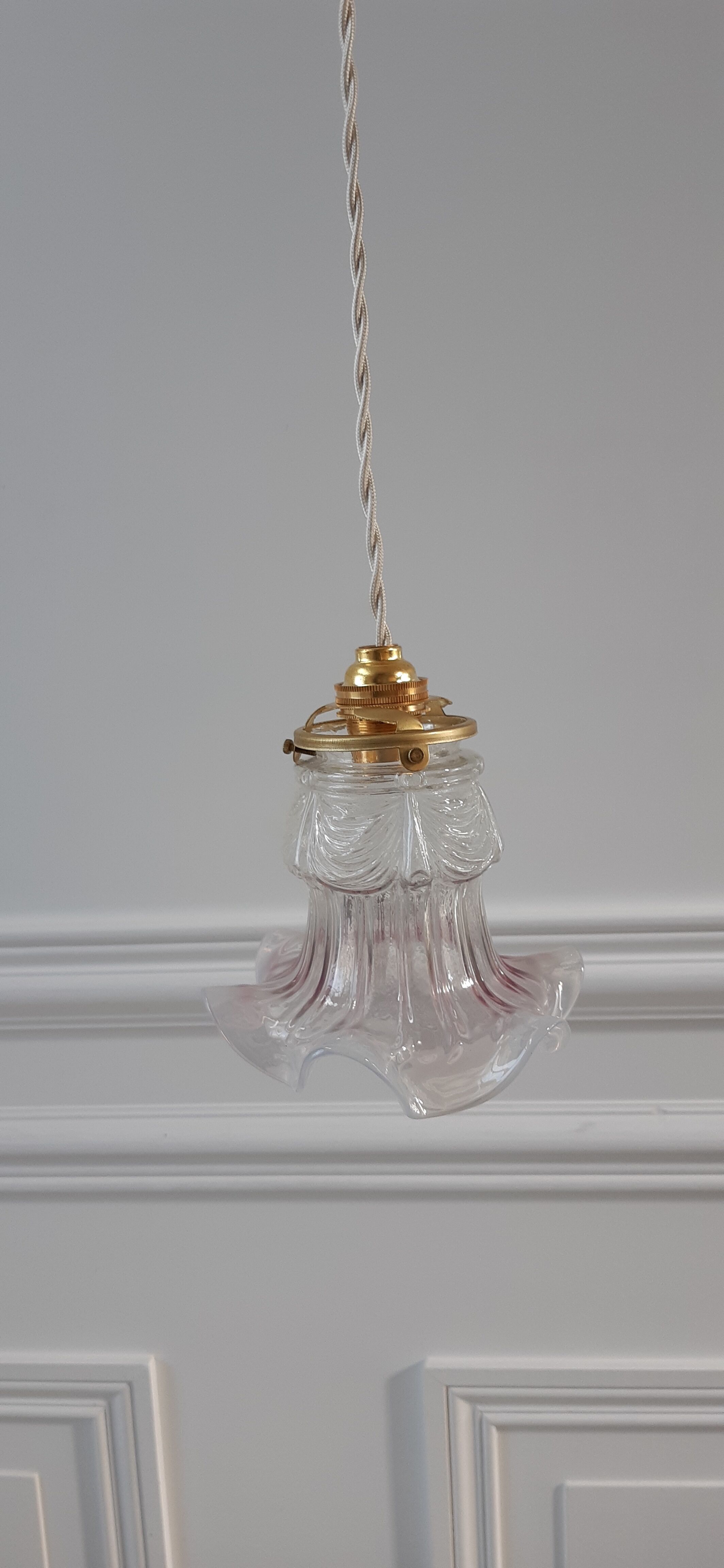 Hanging lamp old tulip lamp early twentieth century