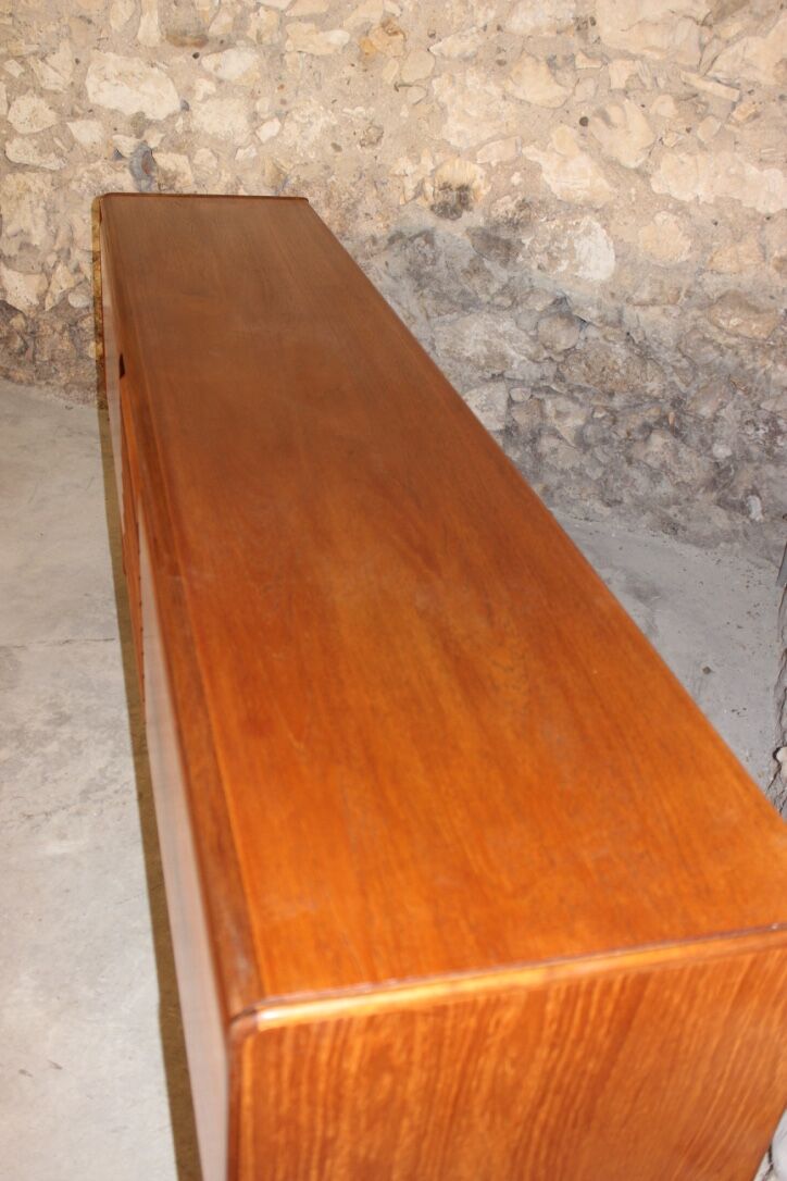 Sideboard vintage in teak and Rosewood, Scandinavian style by White & Newton