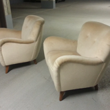 1/2 Armchair club Teddy organic 50s 60s