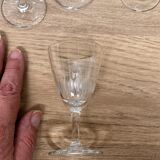 Set of 6 small liquor glasses