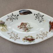 Pair of vintage marine-themed dishes in Berry porcelain.