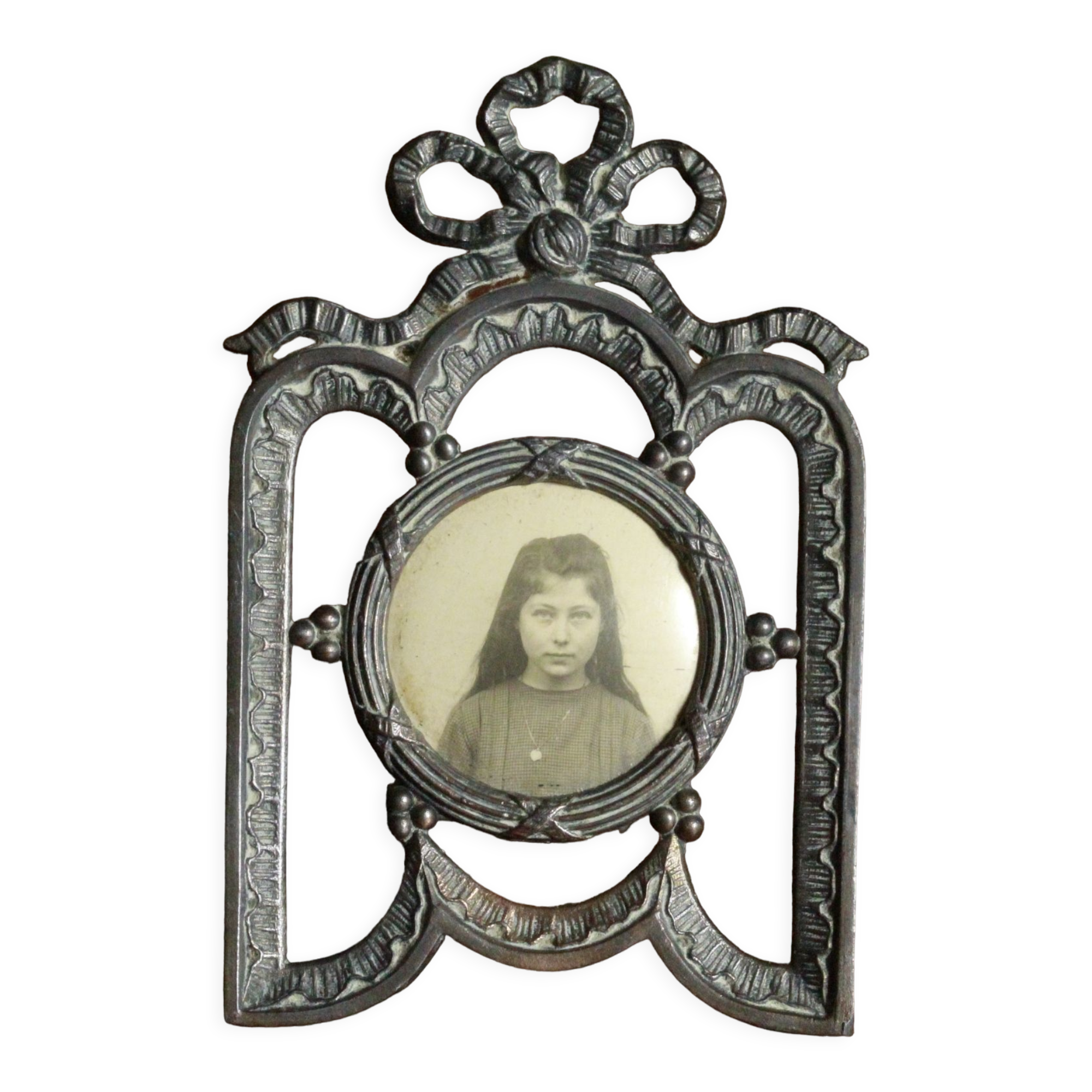 Art deco photo holder