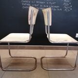 Pair of cantilevered chairs Mart Stam, Czechoslovakia, 60