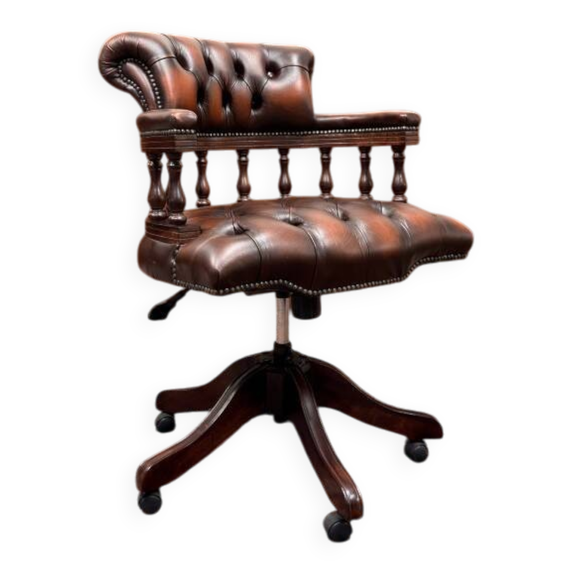 Fauteuil capitaine Chestfield anglais classique