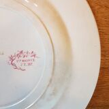 Plate with decoration of birds, fruit trees