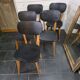 5 chaises vintage des années 60