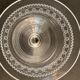 6 antique engraved crystal wine glasses