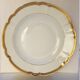 Set of 6 hollow plates of Limoges porcelain