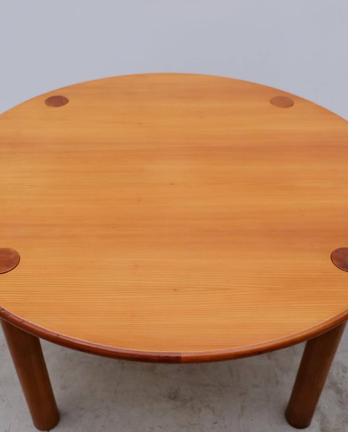 Modernist Pine Dining Table, 1970s
