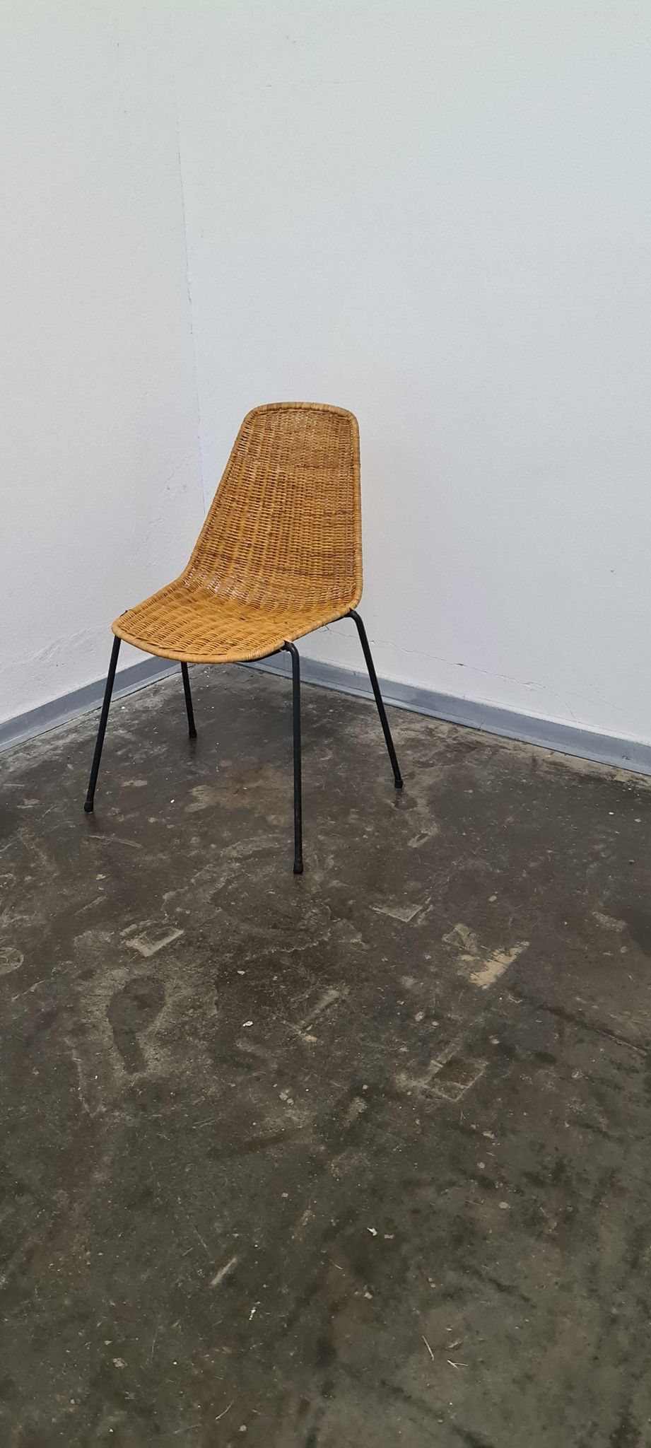Wicker chair 1950