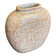 Vintage 1970s Beige and Gold Ceramic Vase by Dr Pierre Ricaud