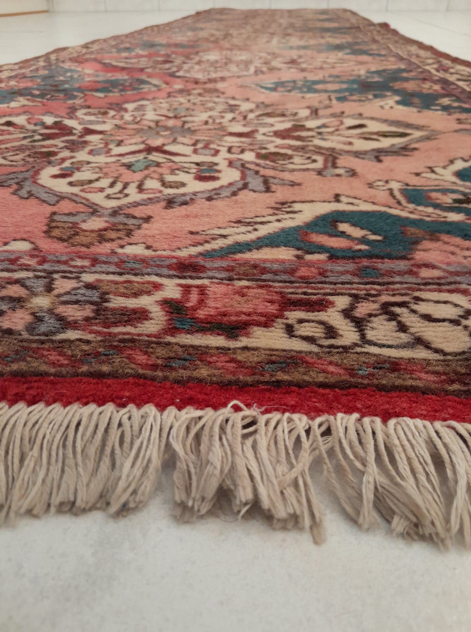 Carpet persian gallery hamadan handmade 328x82cm
