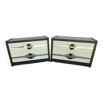 Pair of Space Age 60/70 bedside tables