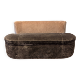 Banquette en velours provenance Boucheron Paris