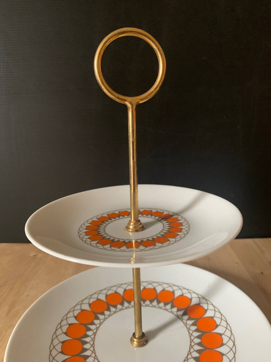 Vintage mounted plates