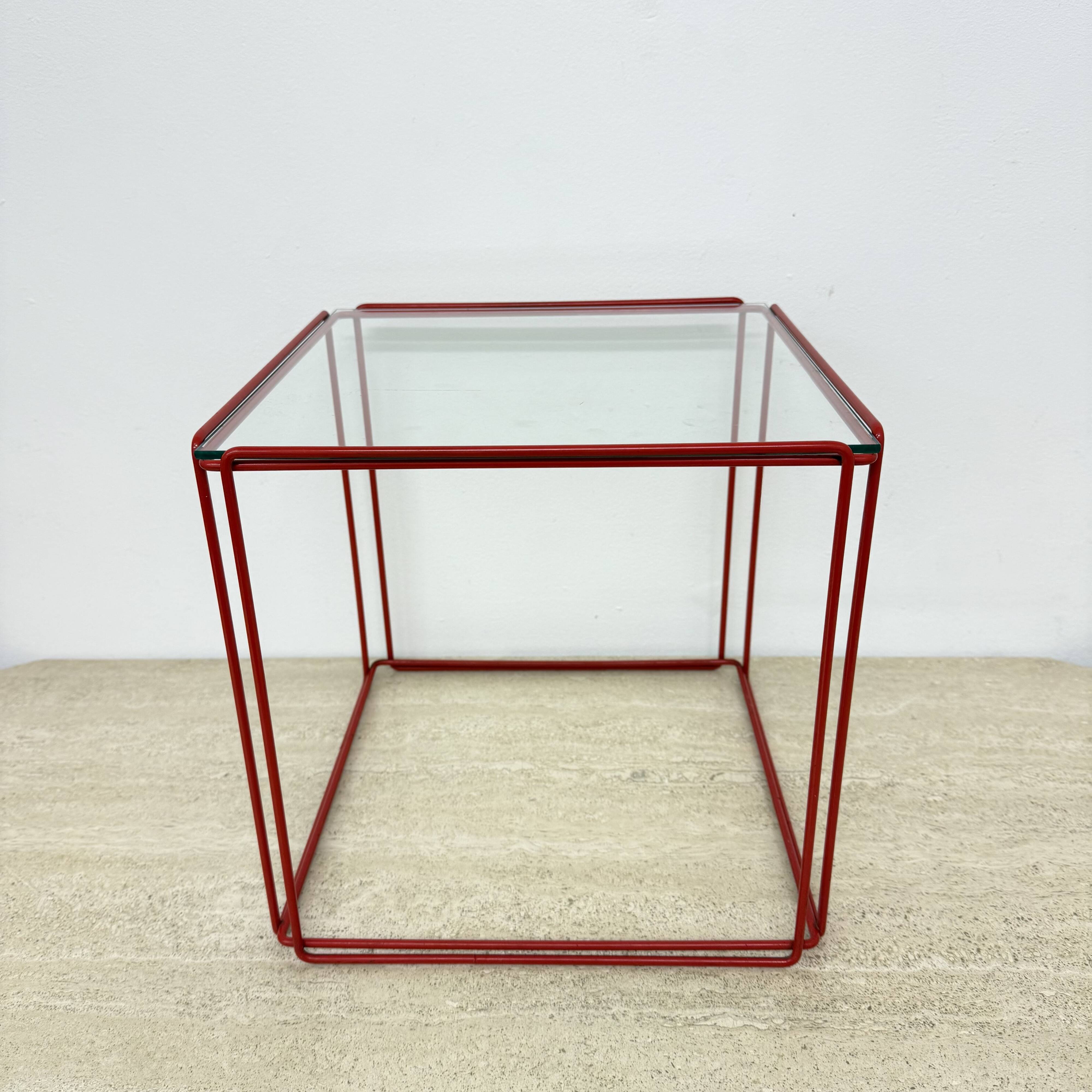 Max Sauze isocele side table , 1970s