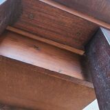 Solid wood bedside table