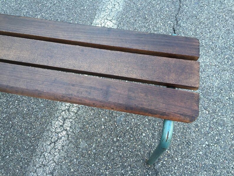 Banc d'école industriel Mullca 1960s