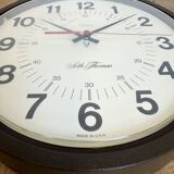 Vintage Brown Bakelite Wall Clock from Seth Thomas, 1980s