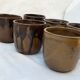6 stoneware cups
