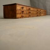 Record of pharmacy in blond walnut