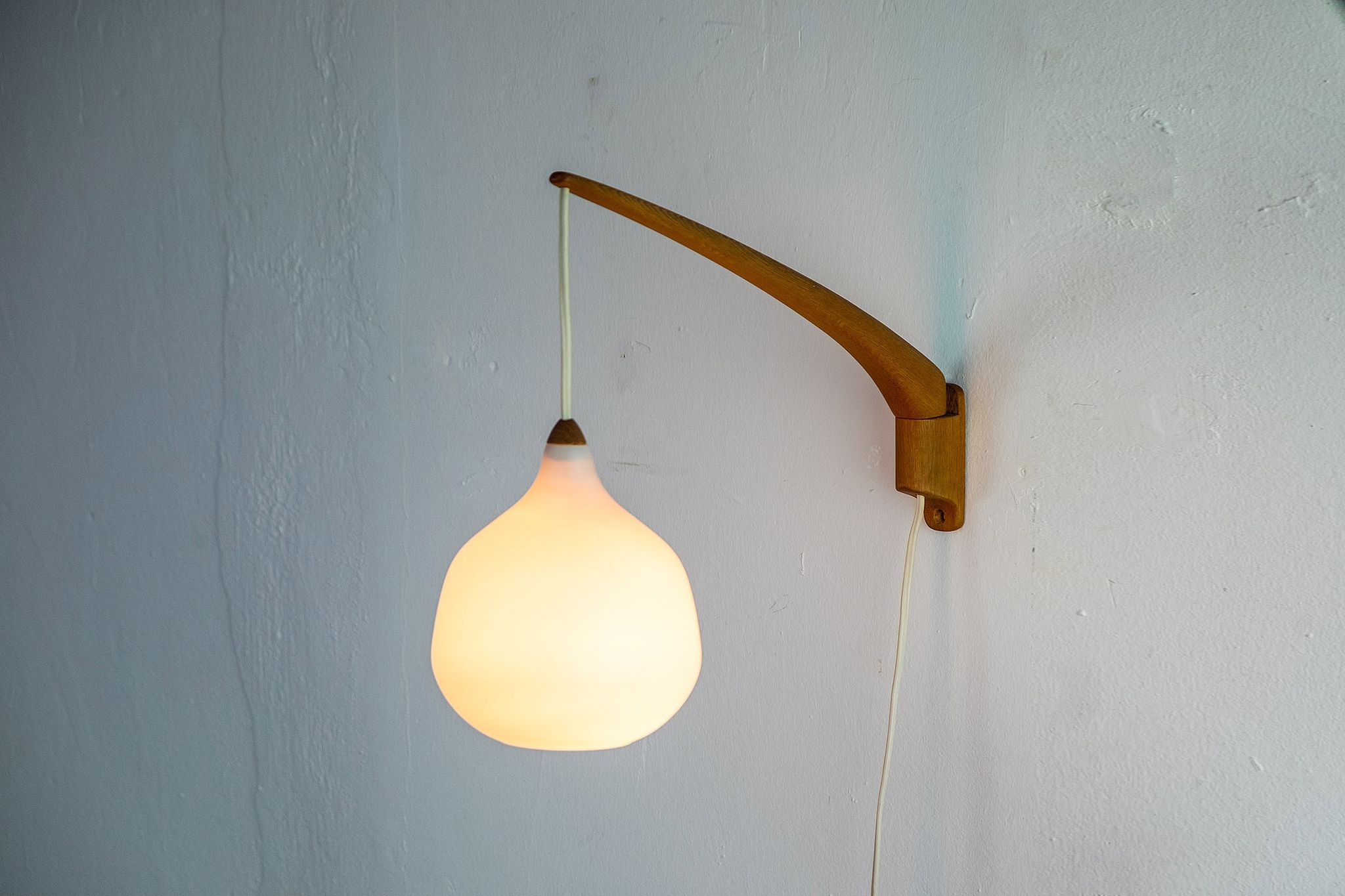 Wall light by Uno & Östen Kristiansson for Luxus Vittsjö, 1950s